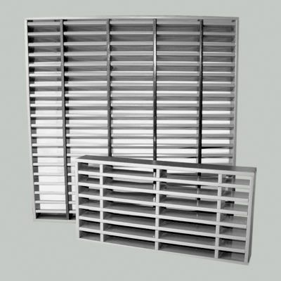 Решетка противопожарная вентиляционная 100х450