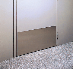 Отбойная пластина из нержавеющей стали 890х200